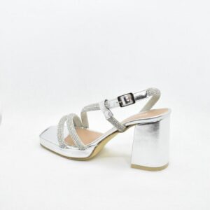 SANDALIA 3 TIRAS STRASS - Imagen 2