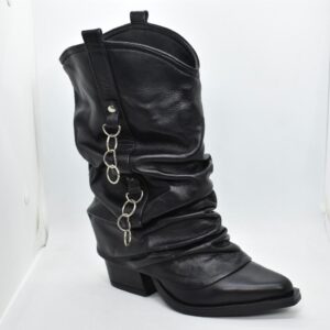 BOTA ARRUGADA CON ARGOLLAS - Imagen 3
